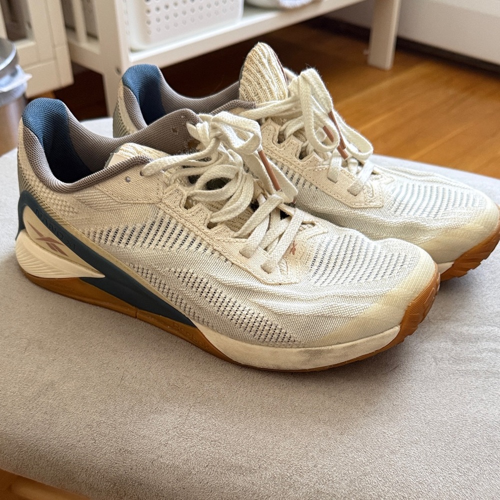 Women’s Reebok nano x1 Sneakers - White cream and Blue